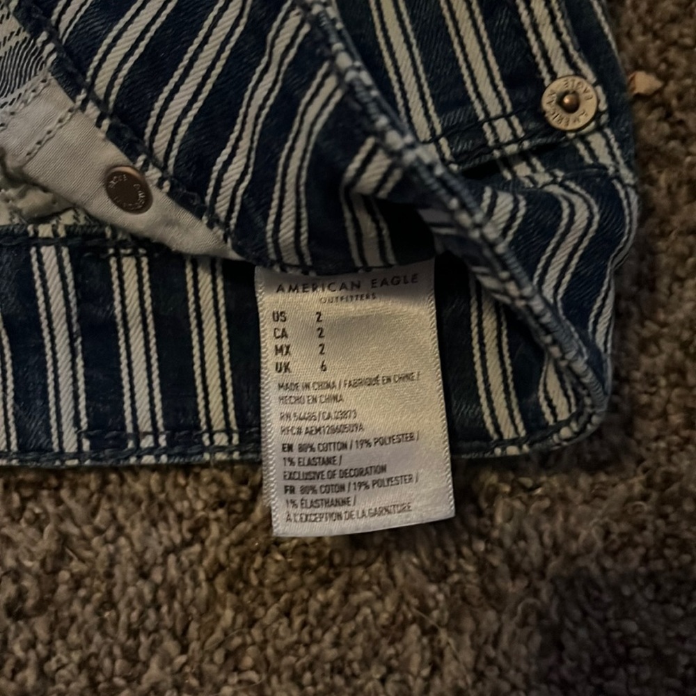 American Eagle Stripped Shorts - image 3